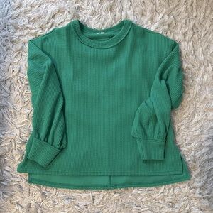 Blu Pepper Green Crew Neck Sweater